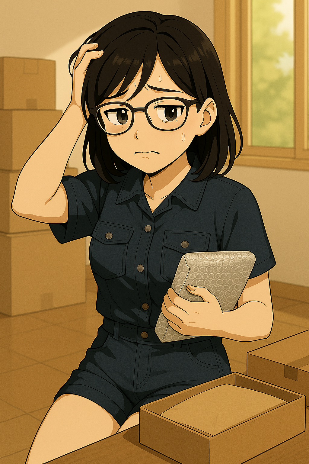 送料で赤字になると分かり困るユイ